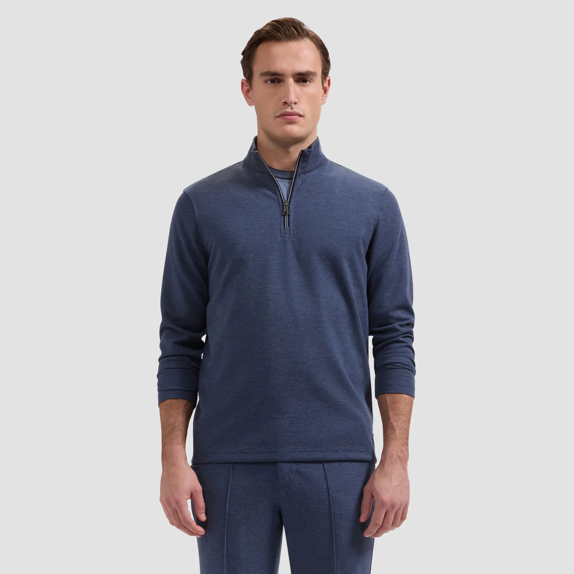 BUGATCHI - L/S QUARTER ZIP KNIT JF2425K88
