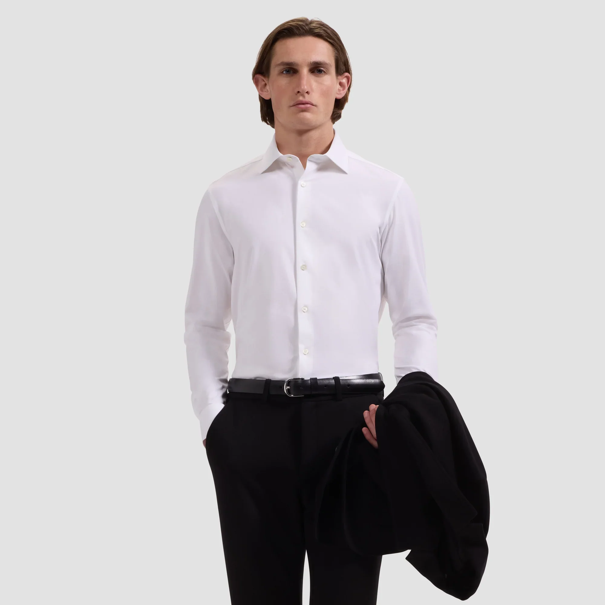BUGATCHI - OOOHCOTTON JAMES LS SHIRT ISF9500K60