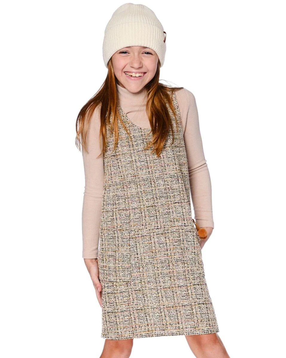 DEUX PAR DEUX - KIDS TWEED JUMPER #H20LG40