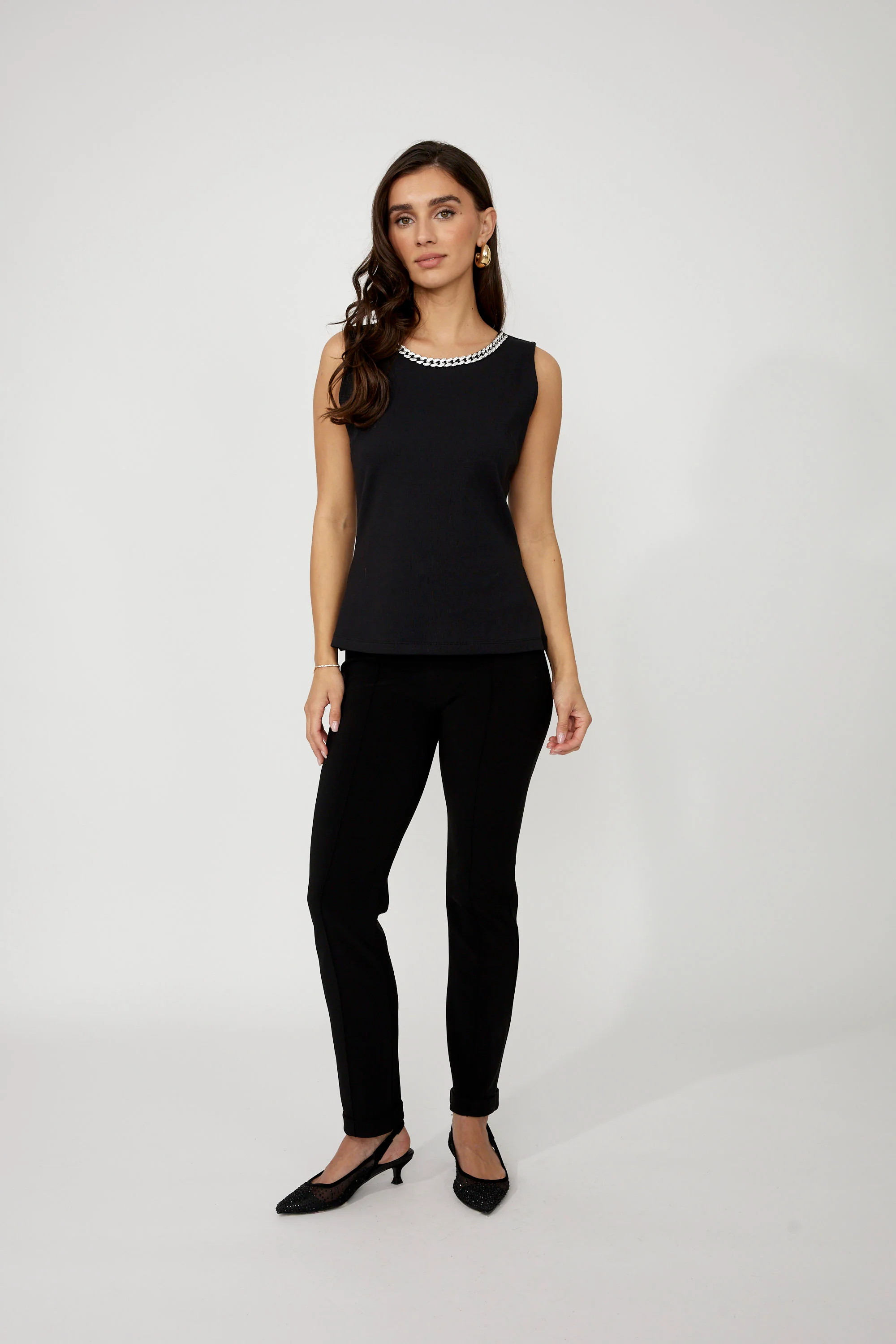 Frank Lyman- Women's Sleeveless Crew Neck Pullover - Image 4