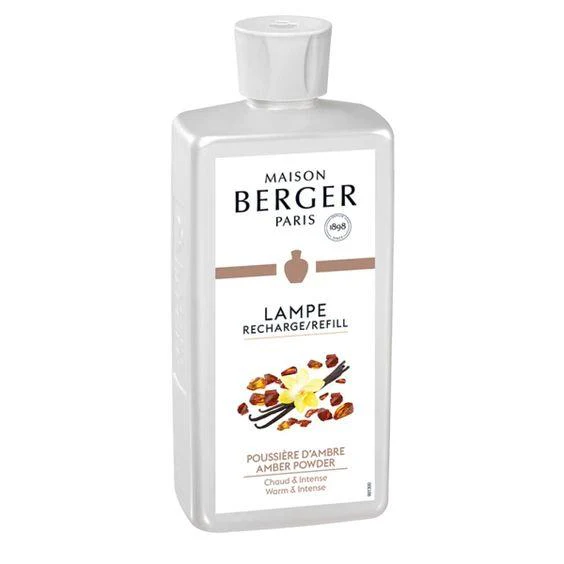 LAMPE BERGER- AMBER POWDER LAMP FUEL REFILL 500ML