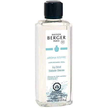 LAMPE BERGER - AROMA RESPIRE ICY STROLL LAMPE FUEL REFILL 500ML