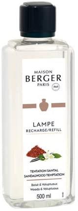 LAMPE BERGER- SANDALWOOD TEMPTATION FUEL REFILL 500ML