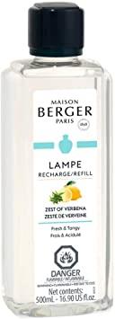 LAMPE BERGER- ZEST OF VERBENA LAMPE FUEL REFILL 500ML