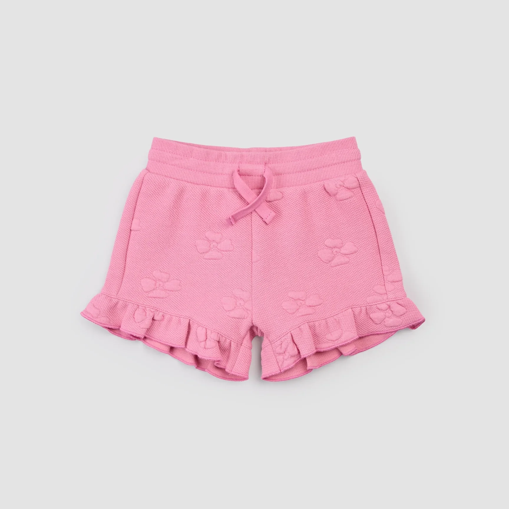 MILES THE LABEL - GIRL SHORT KNIT-PINK DK. 26RMW02B04-Y