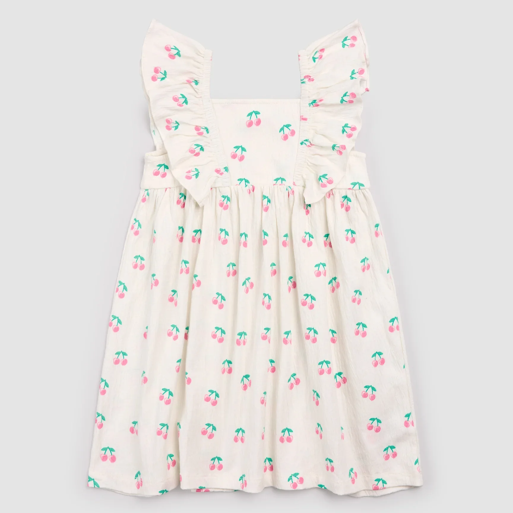 MILES THE LABEL - GIRL SLEEVELESS DRESS KNIT-OFFWHITE 26SMW04D02-K