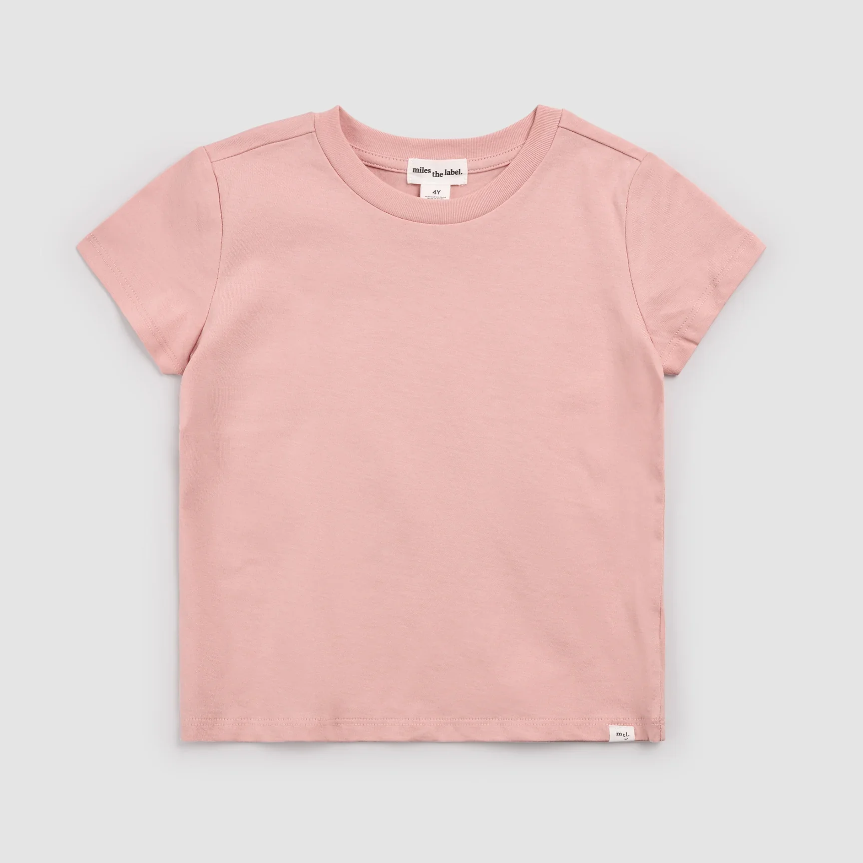 MILES THE LABEL - GIRL TOP S/S KNIT-PINK LT. 26SBW27T11-K