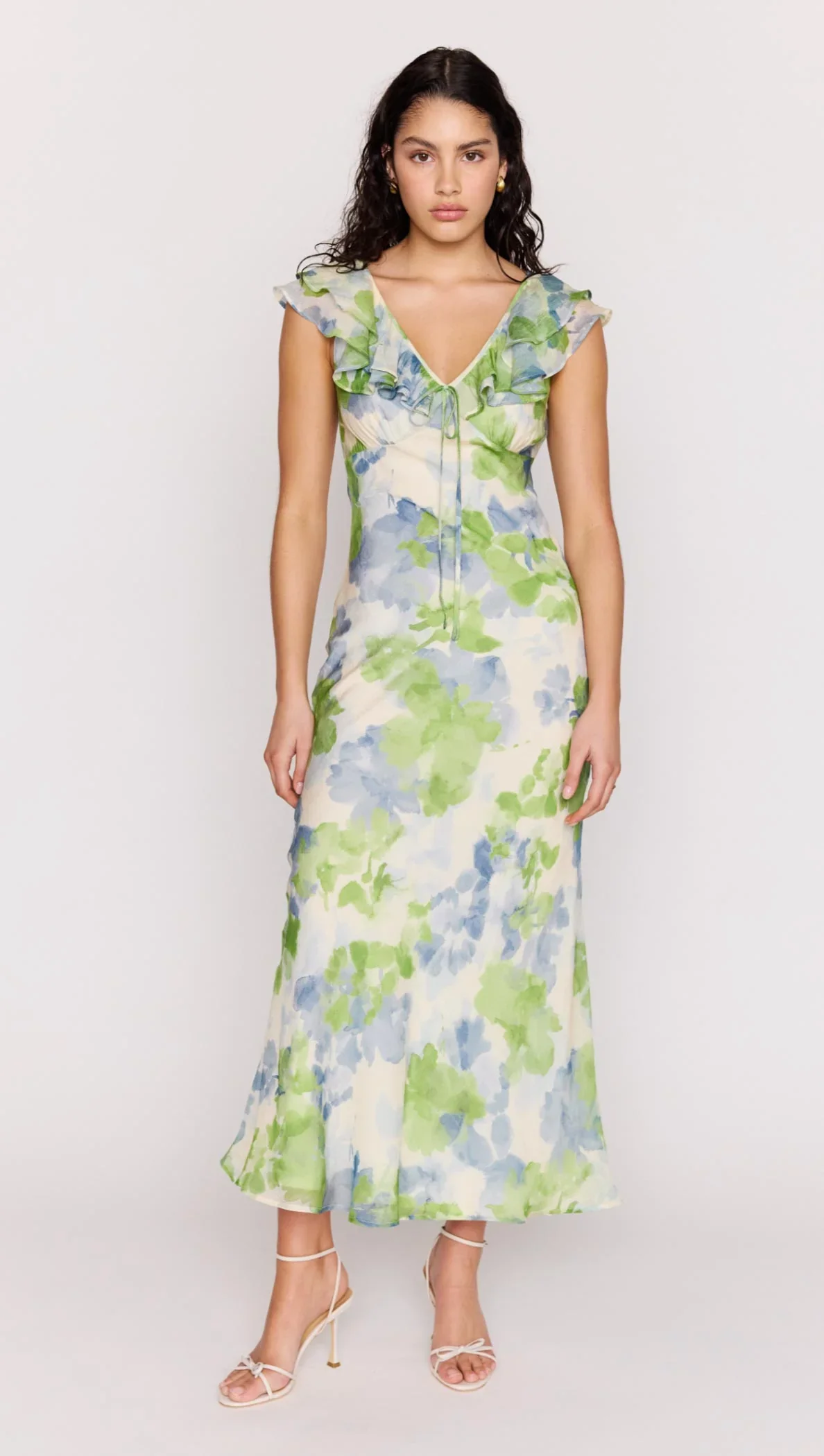 MINKPINK - WOMEN'S CARRIE RIFFLED MIDI DRESS
