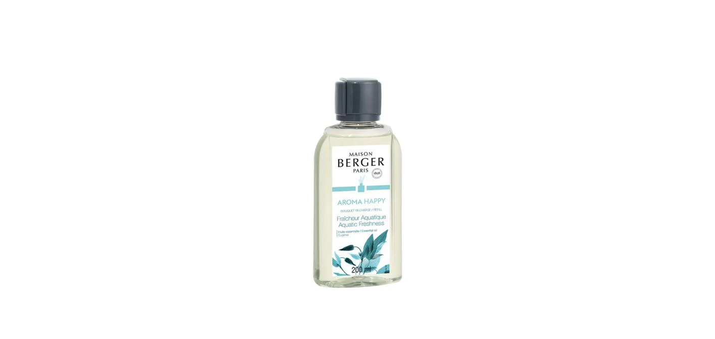 LAMPE BERGER- PARFUM HAPPY AQUATIC FRESHNESS FUEL REFILL