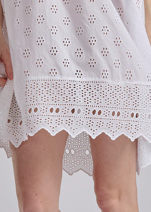 RALPH LAUREN - CTN EYELET CAMI SLEEP DRESS 4P0693R3 - Image 2