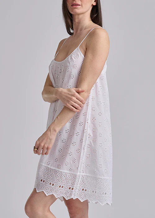 RALPH LAUREN - CTN EYELET CAMI SLEEP DRESS 4P0693R3 - Image 3