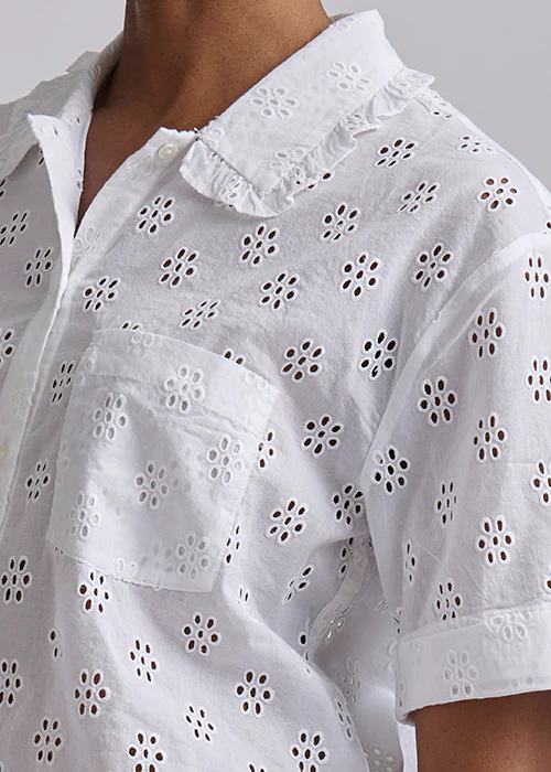 RALPH LAUREN - CTTN EYELET SHRT SLEEVE PJ SET 4P0694R3 - Image 3