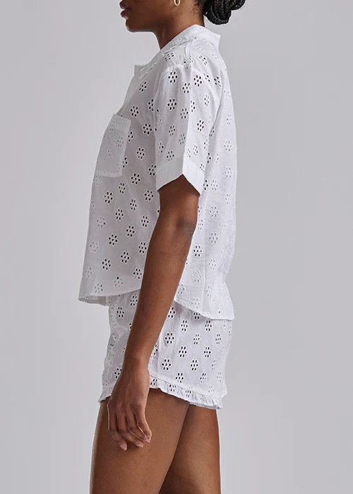 RALPH LAUREN - CTTN EYELET SHRT SLEEVE PJ SET 4P0694R3 - Image 4