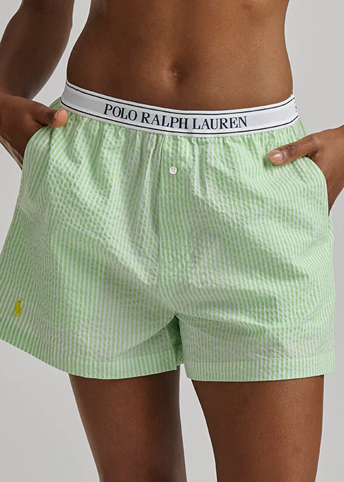 RALPH LAUREN - SEERSUCKER BOXER W LOGO ELSTIC 4P0783R3 - Image 2