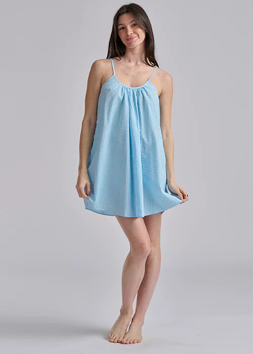 RALPH LAUREN - SEERSUCKER SLIP DRESS 4P0782R3 - Image 2