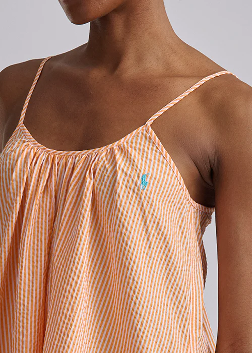 RALPH LAUREN - SEERSUCKER SLIP DRESS 4P0782R3 - Image 8