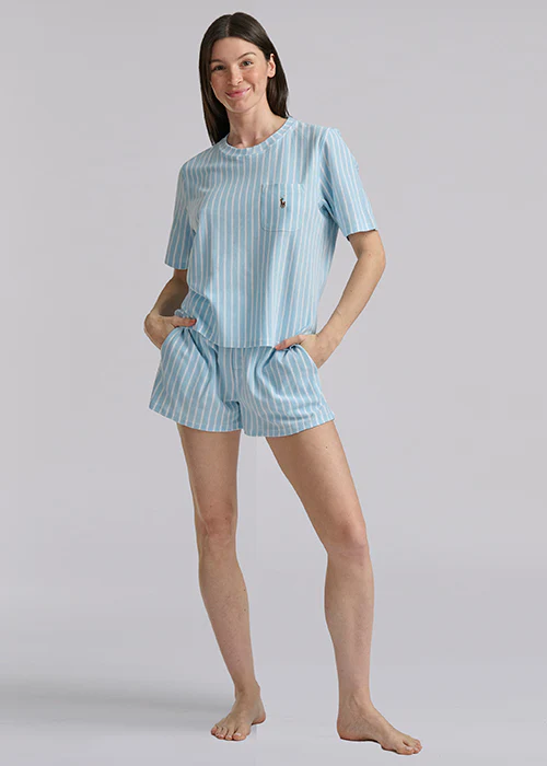RALPH LAUREN -  SHORT SLEEVE SHORT SET 4P0592R3