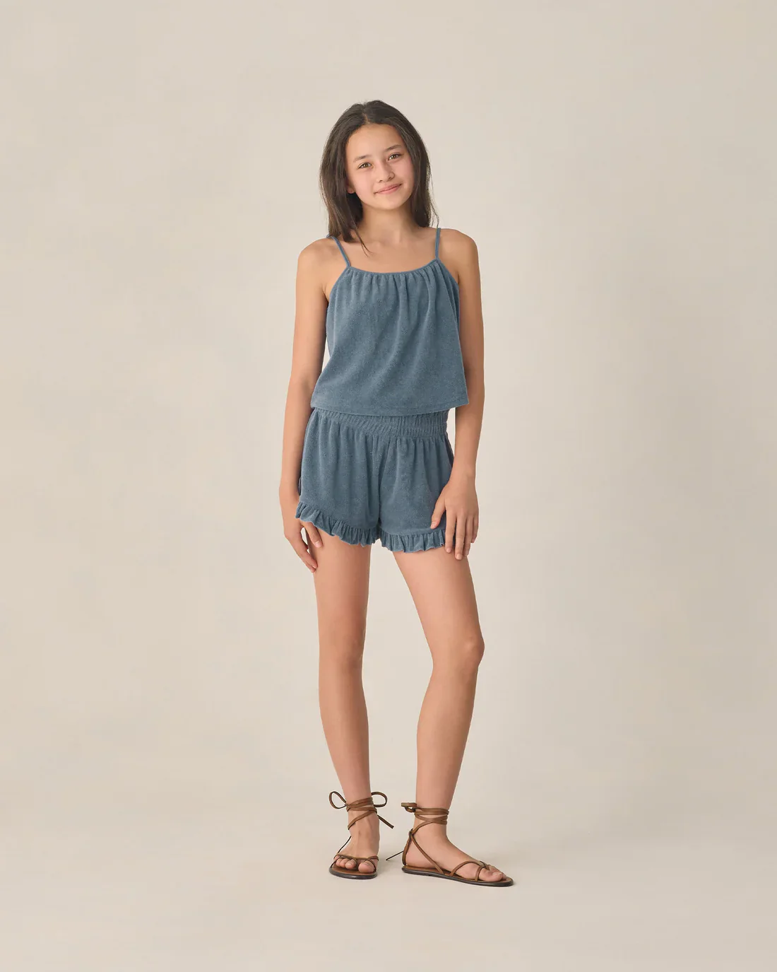 RYLEE + CRU -  TEEN FAYE SET MARINE