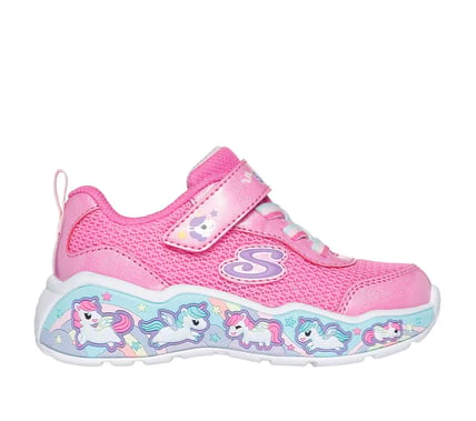 SKECHERS- KID'S PLAY SCENE PINK SPARKLE SNEAKER