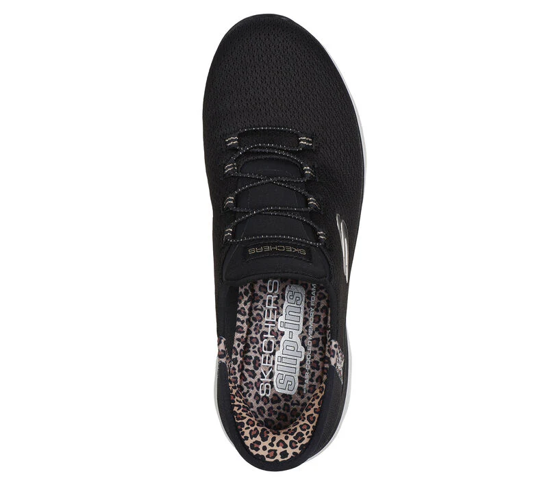SKECHERS- WOMEN'S SUMMITS - LEOPARD SLIP-INS SNEAKER - Image 3