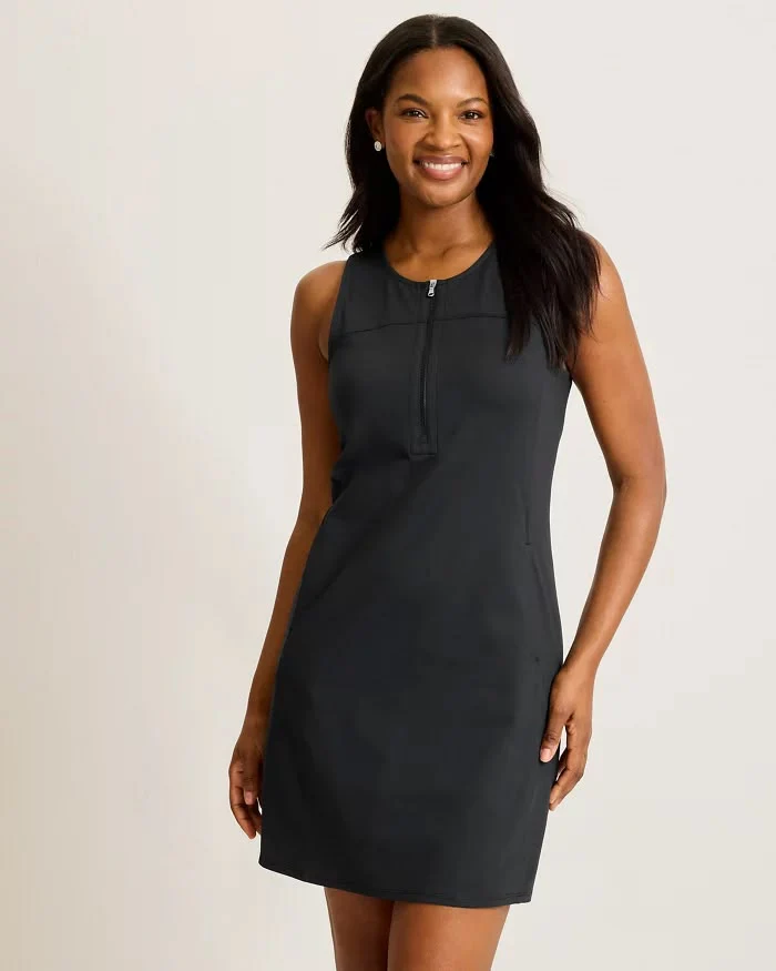 TOMMY BAHAMA - WOMEN'S AUBREY S/L ZIP DRESS