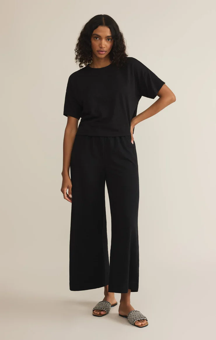 Z SUPPLY- WOMEN'S SWAY TEXTURED SLUB CROPPED TEE - Image 2