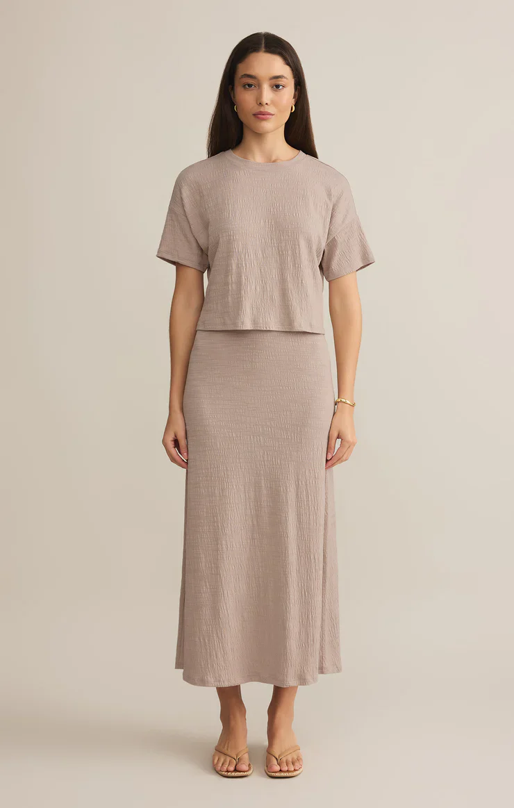 Z SUPPLY- WOMEN'S SWAY TEXTURED SLUB CROPPED TEE - Image 4